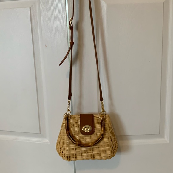 Wicker handbag NWOT - Picture 2 of 15